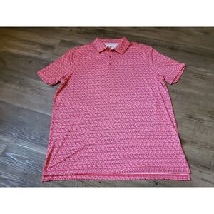 1764 Signature Polo Shirt XL Bicycle Cycling Print Short Sleeve Performance Golf